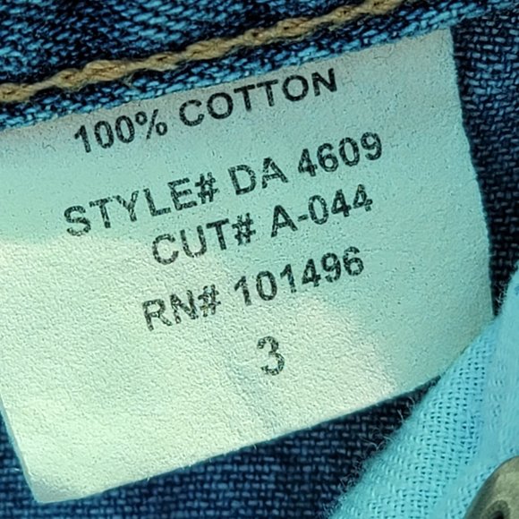 Vintage AnAn denim blue denim skirt. Size 3 - Picture 3 of 9